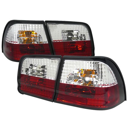 Spec-D Tuning 95-96 Nissan Maxima Altezza Tail Light Red Clear LT-MAX95RPW-TM